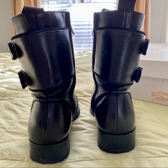 IRO Nels Black Leather Combat Boot Size 39 8.5 9 - Picture 7 of 9